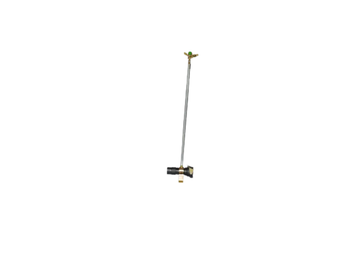 Sprinkler with riser pipe & service saddle